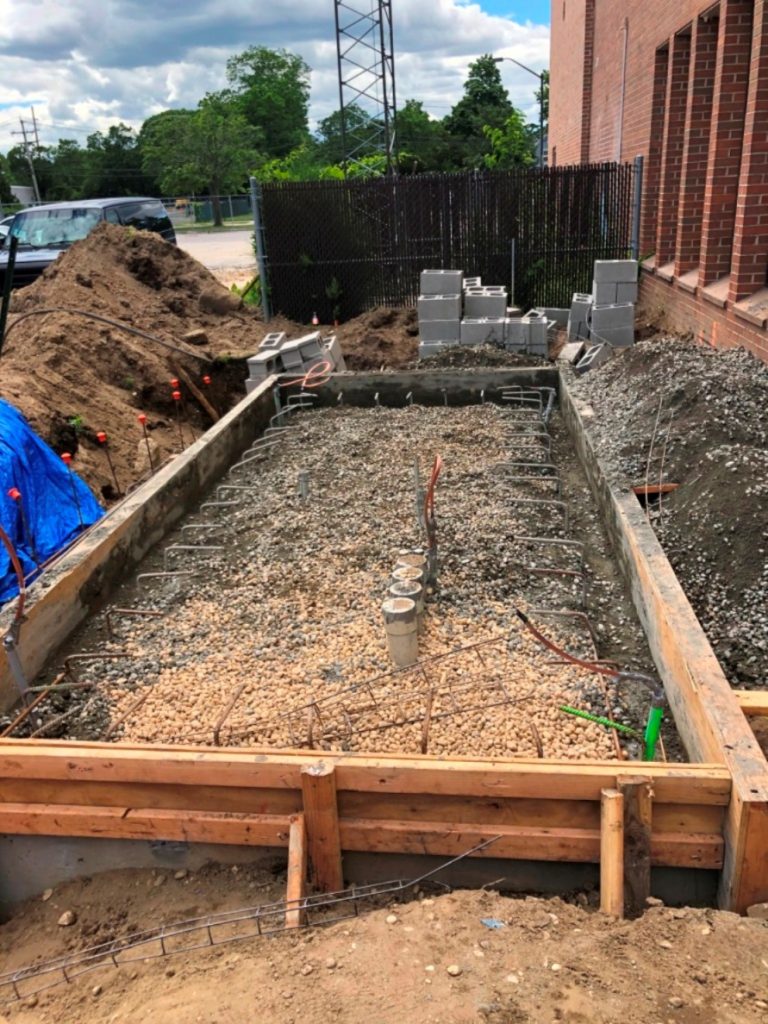 Construction project photo