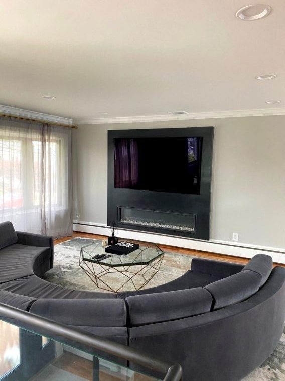 living room project photo from David and Goliath Construction